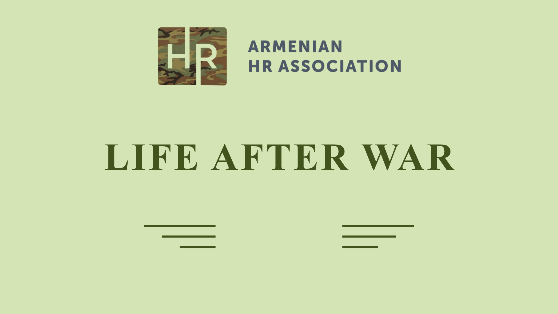 Life after war