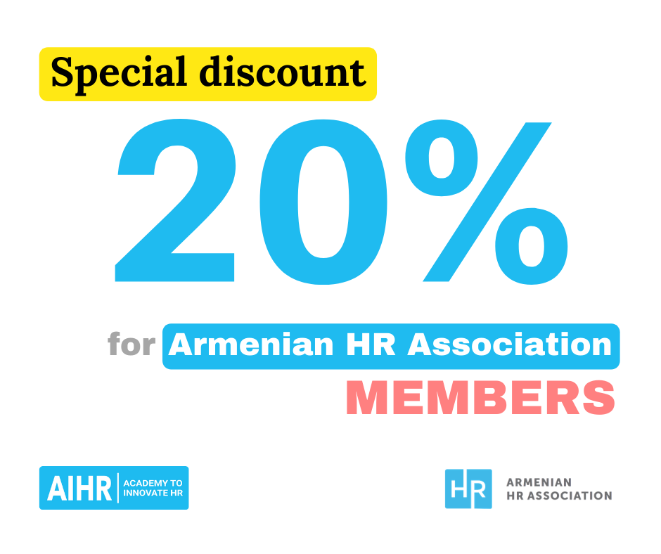 20% special discount for Armenian HR Association members