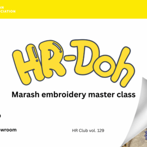 Marash embroidery master class